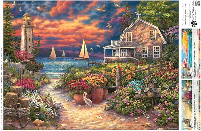Buffalo Games - Chuck Pinson - Peace After The Storm - 1000 Piece Jigsaw Puzzle for Adults - Challenging Puzzle Perfect for Game Nights - Finished Size is 26.75 x 19.75