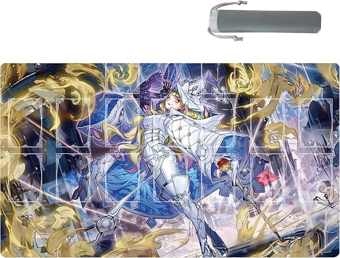 ygo playmat Gaming Competition Pad Mat Card Binder Deck 23.6x13.7in