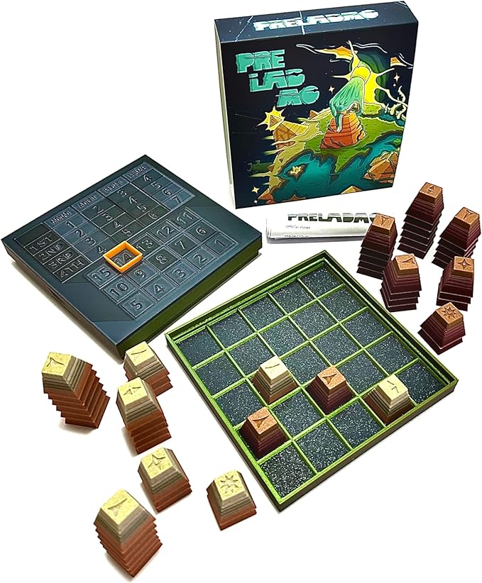 Complete Game Set | Abstract Strategy | 2 Players | Ages 13 and up | Jungle Frog Color Scheme