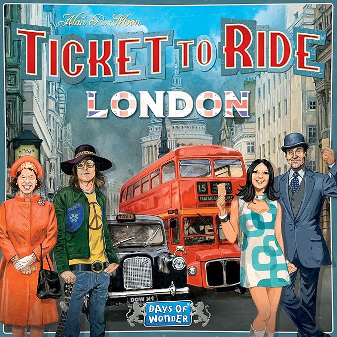 Ticket to Ride London Board Game - Train Route-Building Strategy Game, Fun Family Game for Kids & Adults, Ages 8+, 2-4 Players, 10-15 Minute Playtime, Made by Days of Wonder