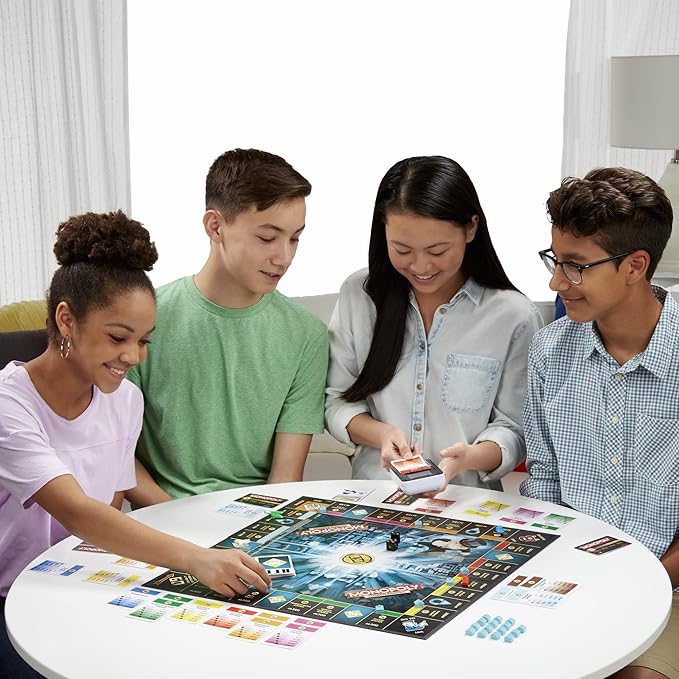 Hasbro Gaming Monopoly Ultimate Banking Edition Board Game for Families and Kids Ages 8 and Up, Electronic Banking Unit (Amazon Exclusive)