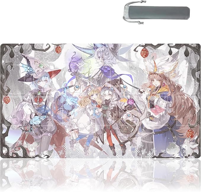 ygo playmat Gaming Competition Pad Mat Card Binder Deck 23.6x13.7in