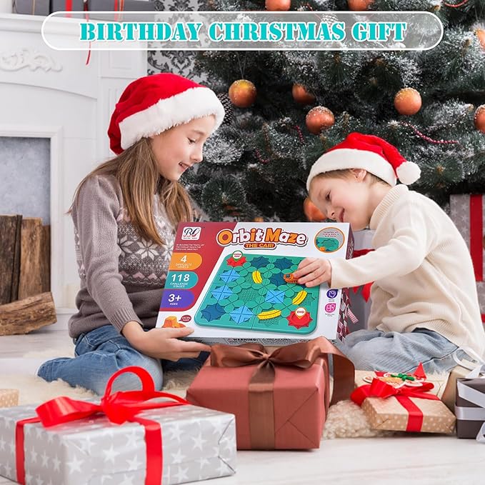 Kids Toys STEM Board Games - Logic Road Builder Brain Teasers Puzzles for 3 4 5 6 Year Old Boys Girls,Educational Montessori Birthday Gifts for Ages 4-8 Preschool Classroom Learning (30 PCS)