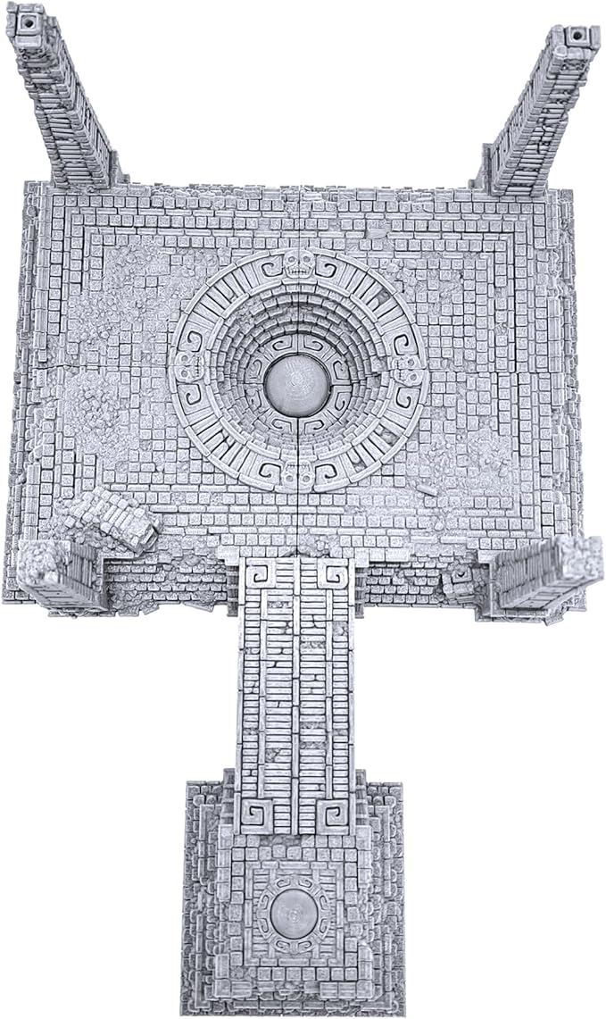 Eden Central Ruin by Printable Scenery, 3D Printed Tabletop RPG Scenery and Wargame Terrain 28mm Miniatures