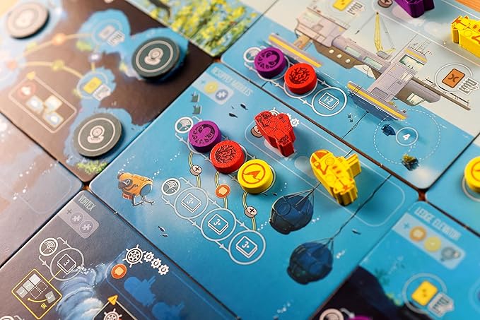 Burnt Island Games Endeavor Deep Sea – Exploration Strategy Board Game Underwater Adventure - 2025 Kennerspiel des Jahres Nominee - for 1 to 4 Players Ages 14+
