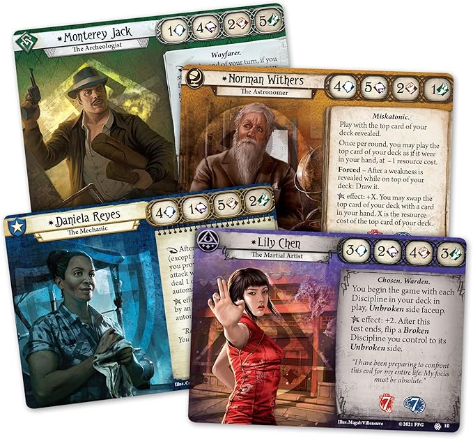 Fantasy Flight Games Arkham Horror The Card Game Edge of The Earth Investigator Expansion - Unleash New Terrors! Lovecraftian Cooperative LCG, Ages 14+, 1-4 Players, 1-2 Hour Playtime, Made