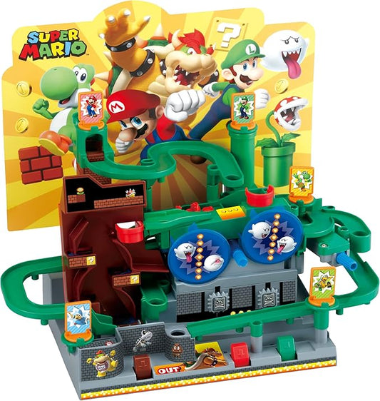 EPOCH Super Mario Adventure Game DX - Tabletop Skill and Action Game with Collectible Action Figures