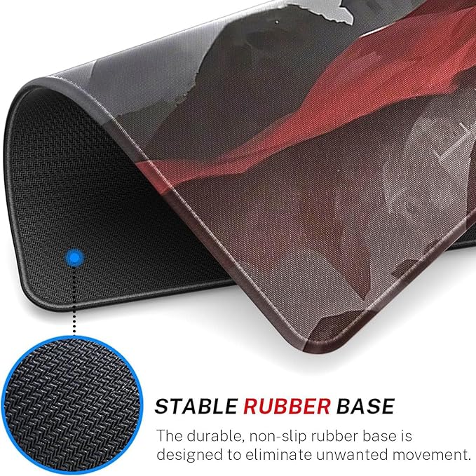 MTG Playmat- Stitched Edges Forest TCG Playmat-Non-Slip Landscape Play Mat Smooth Surface Rubber Base Board Game Mousepad 24x14 inches for Trading Card Game Playing with Storage Bags