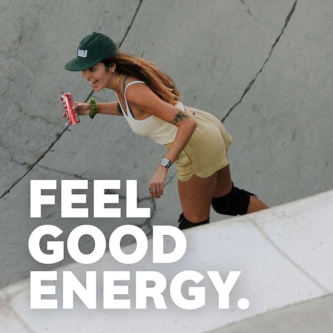 GURU Original and Lite Low Sugar Energy Drink Bundle, 48 Pack, Pre Workout Clean Energy Drinks with Green Tea, 100 mg Natural Caffeine, Low Calorie, Vegan, Organic, Plant Based, 8.4 oz Cans