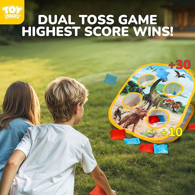 TOY Life Bean Bags Toss Carnival Game, Cornhole, Outdoor Toys for Kids Ages 4-8, Backyard Game Sports & Outdoor Play, Outside Toys for Ages 5-7, Family Lawn Yard Games Birthday Party, Gift for Boys
