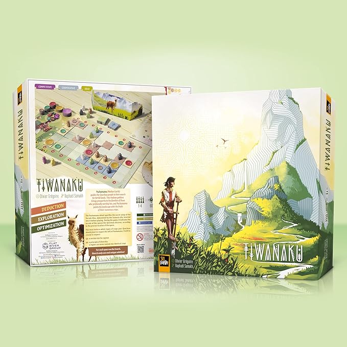 Tiwanaku - Sit Down! Strategy Board Game, Deduction Exploration Optimization, Pachamama Mother Earth Wheel, Play Solo Mode Or with Up to 4 Players, 30-60 Minute Play Time, for Ages 14+