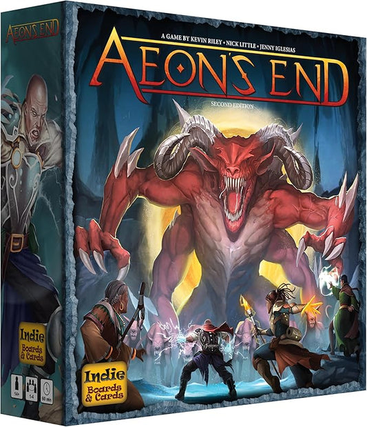 Aeon's End 2e - Cooperative Deck Building Card Game for Game Night, 1 – 4 Players Teens, 14+ and Adults - Science Fiction & Fantasy Strategy Board Game - 60 Min Play Time - Indie Boards and Cards