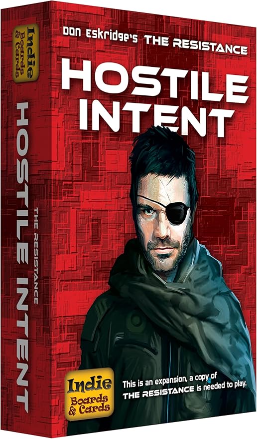 Indie Boards and Cards Resistance - Hostile Intent Strategy Card Game