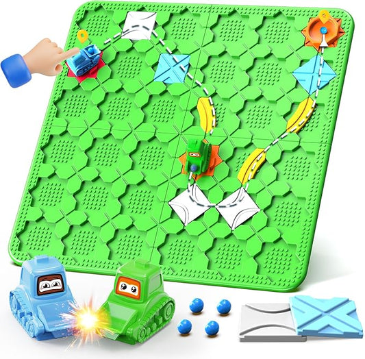 Road Builder Kids Logic Toys: Large Puzzle STEM Board Games, Educational Montessori Toys Birthday Gifts for Age 4-8 Year Old (Green)