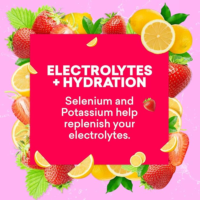 EBOOST Super Fuel Energy Drink - Strawberry Lemonade - 12 Pack x 11.5 Fl Oz - Caffeine from Natural & Clean Ingredients - Essential Electrolytes, Nootropics, and Vitamins - Sports Preworkout Drink