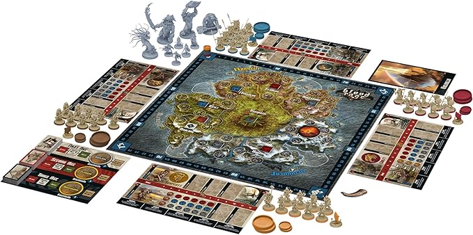 Blood Rage (Core Box) | Strategy Game | Viking Fantasy Board Game | Tabletop Miniatures Battle Game for Adults and Teens | Ages 14+ | 2-4 Players | Avg. Playtime 60-90 Mins | Made by CMON