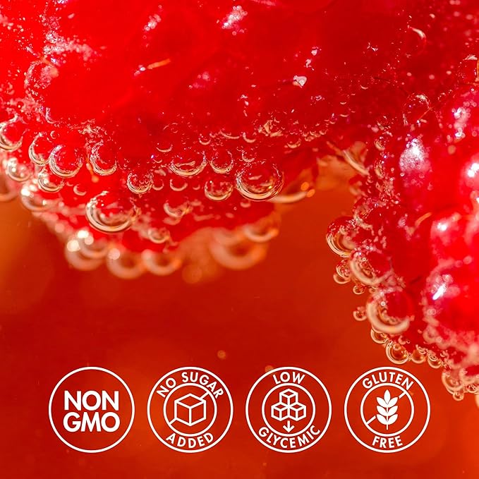 Sovány Sparkling Water, Raspberry, Seltzer Water Drinks, USDA Organic, Made With Real Fruit, Non-GMO, Vegan, No Added Sugar, Low Calorie, 12 fl oz, 12 Pack