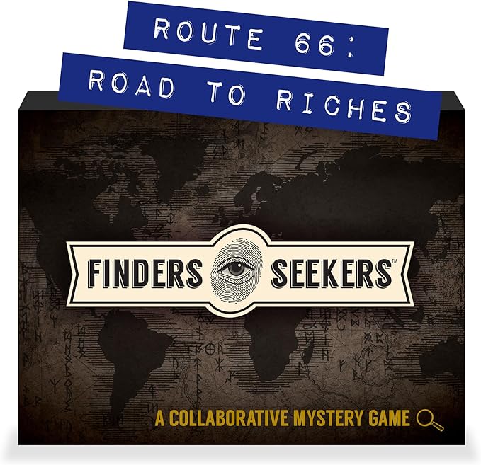 Mystery Game | Route 66 Road to Riches – Be a Detective and Investigate an Unsolved case, Puzzle Game Like an Escape Room, for Date Night, Family Night or Solo