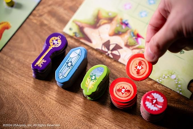 Gnome Hollow Board Game, Thematic Gnome and Garden Tile Laying & Worker Placement Strategy Game for All Ages, Beautiful Art and Game Design by Ammon Anderson, Ages 12+, 2-4 Players, 45+ Min Play Time