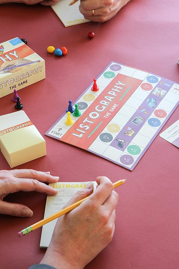 Listography: The Game: May The Best List Win! (Board Games, Games for Adults, Adult Board Games)