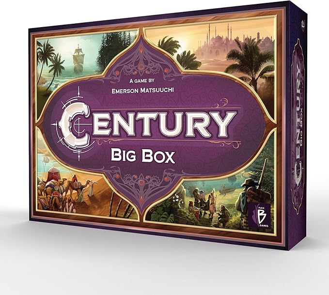 Century Big Box Board Game - Complete Trilogy Collection for Global Trading Adventures - Strategy Game for Kids and Adults, Ages 8+, 2-4 Players, 30-45 Min Playtime, Made by Plan B Games