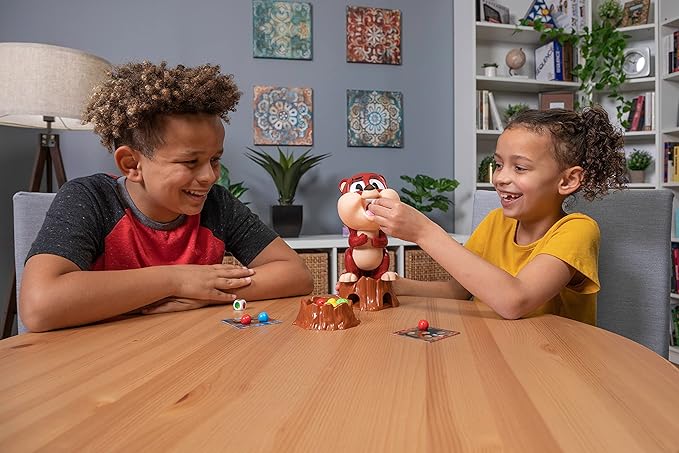 Chompin' Charlie Game - Feed The Squirrel Acorns And Race To Collect Them When They Scatter - Includes 24-Piece Puzzle by Goliath