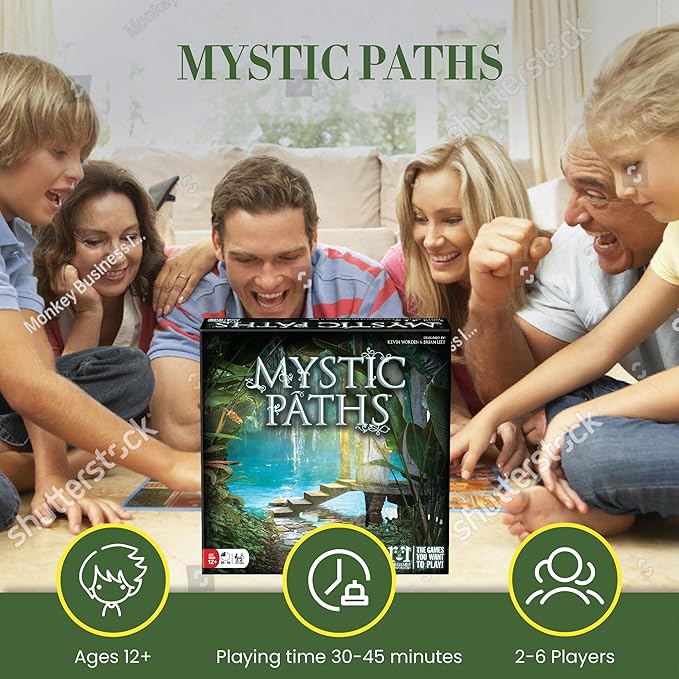 R&R Games Mystic Paths, Cooperative Board Game for Adults and Kids, Card Games for Family Night