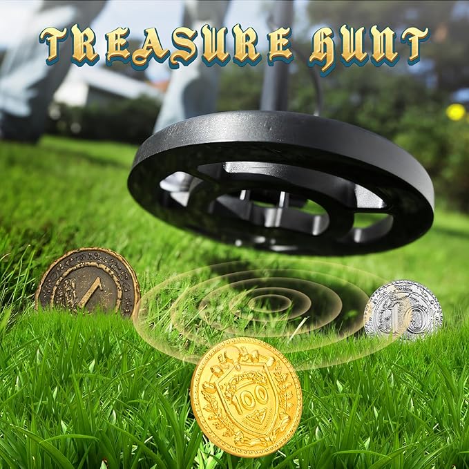 Byhoo 150 PCS Metal DND Coins, 1.2" Gold Silver Copper Tokens with Face Value for Board Game and Tabletop RPG, Fantasy Metal Coins for Pirate Game Party Cosplay