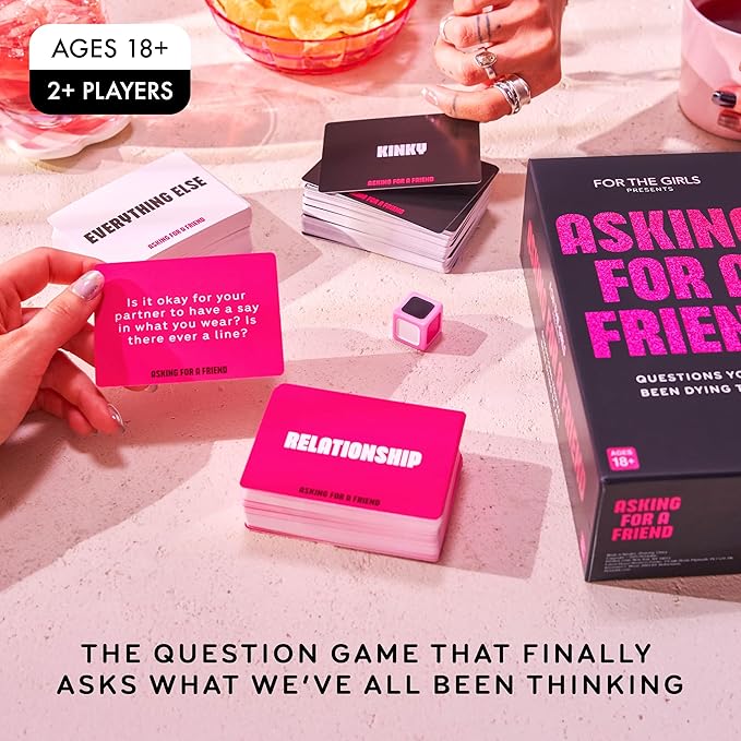 WHAT DO YOU MEME? Asking for A Friend by Relatable, Great Card Games for Game Night, Bachelorette Party Favors for Social Gatherings, and Friendly Icebreakers, Includes 300 Cards and 1 Die