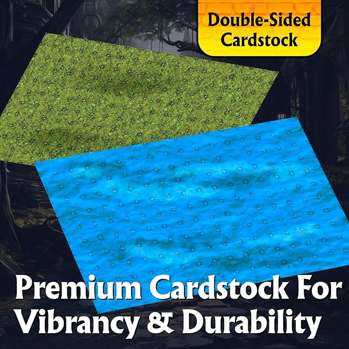 Arcknight The Texutures Pack Roleplaying Battlemaps; 16 Modular RPG Maps in 8 Double-Sided Pages, 1" Square Grid, Modular & Versatile Design for Tabletop Gaming - for Dungeons & Dragons, Pathfinder