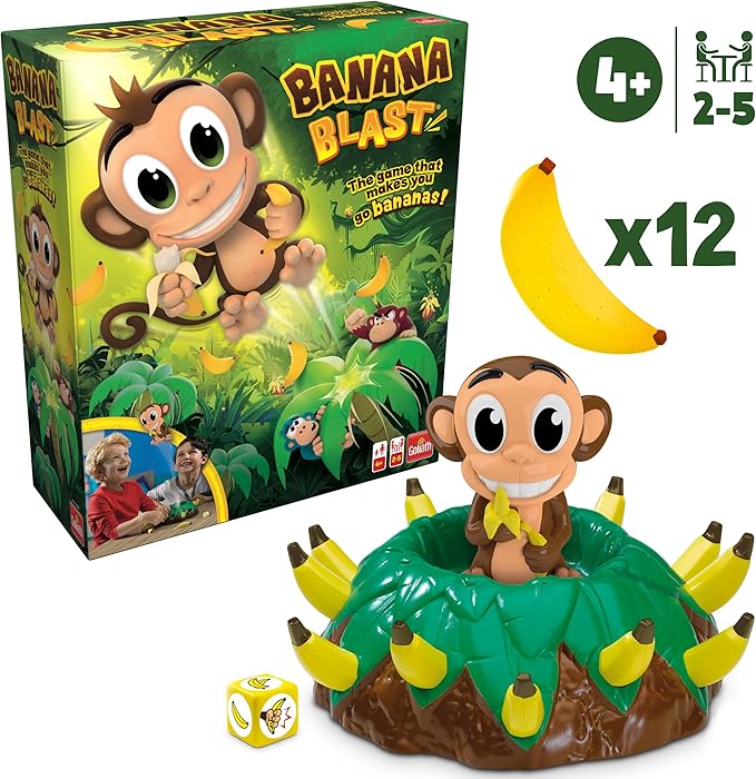 Banana Blast - Pull The Bananas Until The Monkey Jumps Game by Goliath