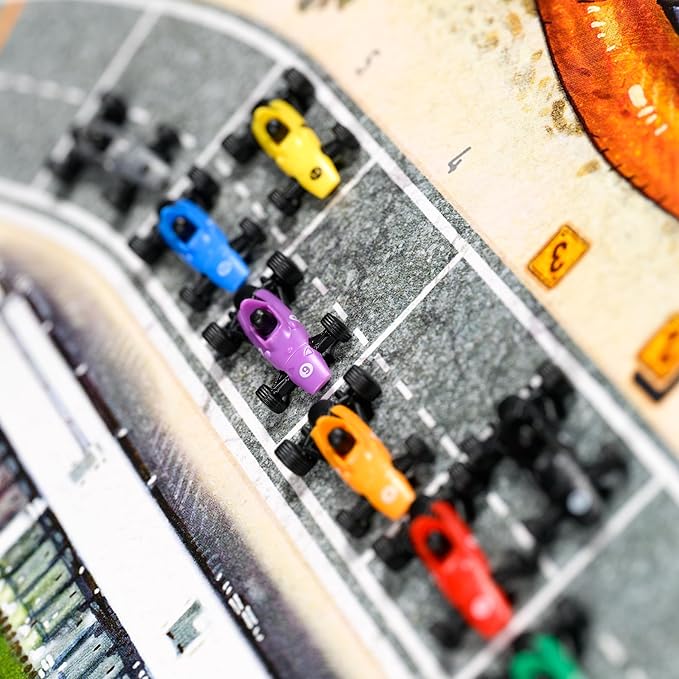 Heat: Tunnel Vision Board Game Expansion - New Tracks, Championship Season & Front Wing Module! Racing Strategy Game for Kids & Adults, Ages 10+, 1-7 Players, 60 Min Playtime, Made by Days of Wonder