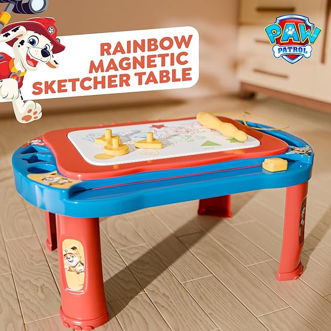 Lollipop Paw Patrol Magnetic Drawing Board - Limitless Creativity with Easy Erasing - Mess-Free Fun, Smart Storage, and Kid-Friendly Design for Creative Adventures - Blue Color