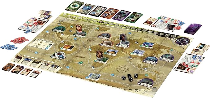Eldritch Horror Board Game (Base Game) | Mystery, Strategy, Cooperative Board Game for Adults and Family | Ages 14+ | 1-8 Players | Avg. Playtime 2-4 Hours | Made by Fantasy Flight Games