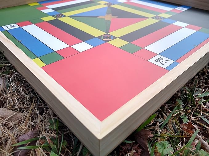 Jamaican Ludo Original Edition | 24in x 24in Board Game | Family Game Night Activity | Fun Easy Multi-Player Entertainment (4 Players, Ages 6+)