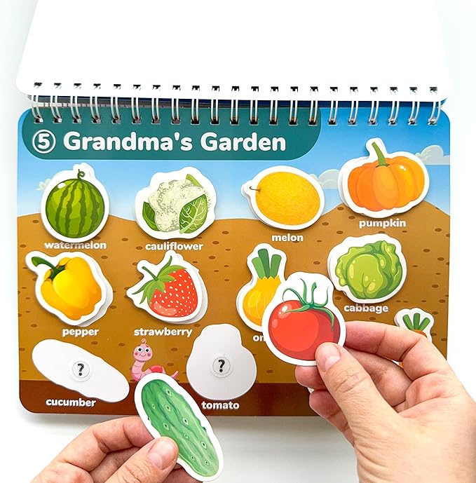 QUOKKA Montessori Busy Book for Toddlers 3-5 - Pre K Toddler Learning Activities for Homeschooling - My Preschool Busy Book for Ages 4-8 - 15 Kids Educational Activities