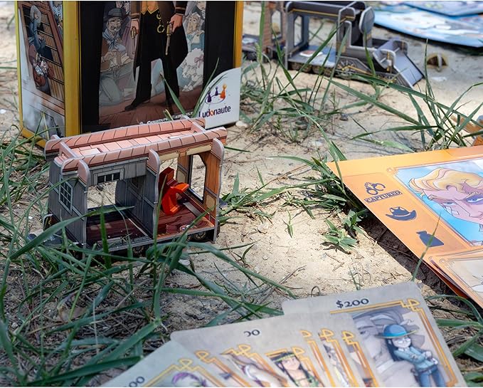 Colt Express Marshal and Prisoners Board Game EXPANSION - New Challenges Await! Wild West Adventure Game, Strategy Game for Kids & Adults, Ages 10+, 2-6 Players, 40 Minute Playtime, Made by Ludonaute