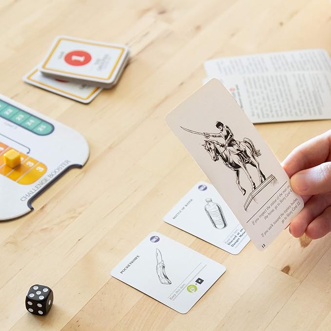 Choose Your Own Adventure House of Danger Board/ Strategy Game | Cooperative Adventure Game for Adults and Kids | Ages 10+ | 1+ Players | Average Playtime 1+ Hours | Made by Z-Man Games