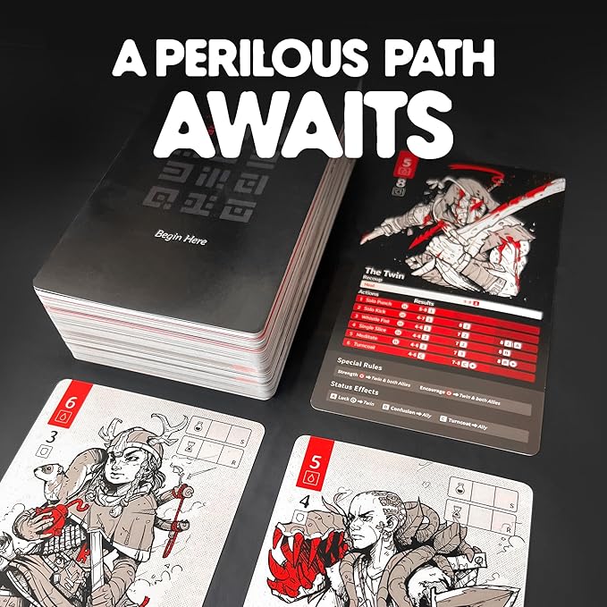 Spire's End: Volume 1 Card Game, Add to Your Choose-Your-Path Horror Adventure and Strategy Board Games, Immersive Solo or Cooperative Play for Ages 16 and Over, 1-2 Players, 60-90 Minute Playtime