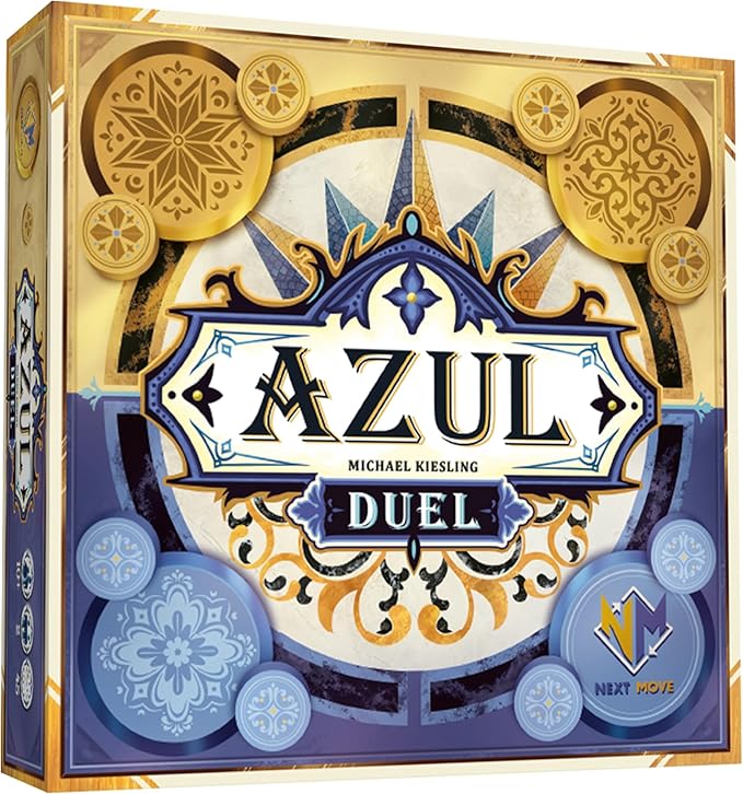 Duel Board Game - Competitive Head-to-Head Tile-Placement Strategy Game, Stunning Mosaic Art and Quick Gameplay for Kids & Adults, Ages 8+, 2 Players, 30-45 Minute Playtime, Made by Plan B Games