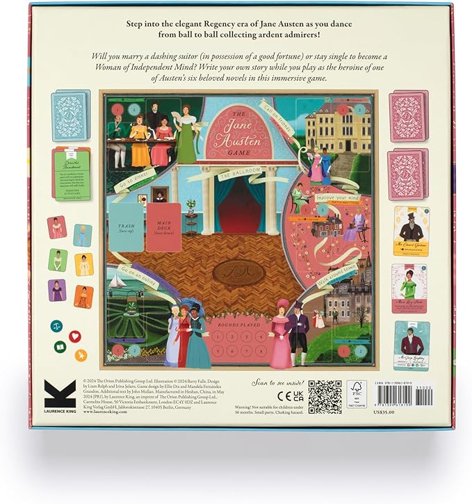 The Jane Austen Game: an immersive boardgame – Play as Your Favorite Austen Heroine!