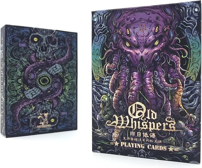 Cthulhu Poker Cards Collection Playing Cards Rare Limited Poker Cards Gift for Men or Women, Great for Cardistry,Card Games and Party (Playing Cards)