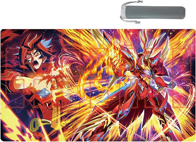ygo playmat Gaming Competition Pad Mat Card Binder Deck 23.6x13.7in