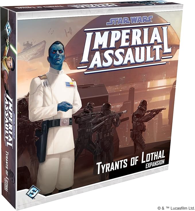 Star Wars Imperial Assault Board Game Tyrants of Lothal EXPANSION - Epic Sci-Fi Miniatures Strategy Game for Kids and Adults, Ages 14+, 1-5 Players, 1-2 Hour Playtime, Made by Fantasy Flight Games