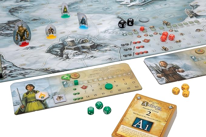 Thames & Kosmos Legends of Andor: Eternal Frost | Cooperative | Fantasy Game | Kosmos | Strategy Game | Storytelling | Adventure Game