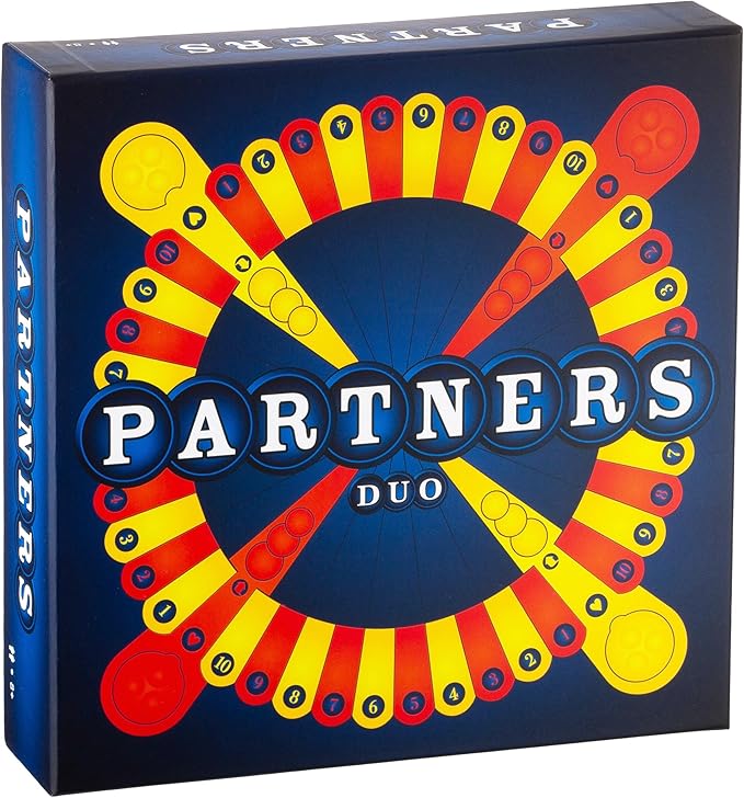 PARTNERS Duo | 1st USA Edition | A 1vs1 Strategy Game | Perfect 2 Player Game for Game Night with Friends, Family, Adults, Significant Others, Teens, All Ages