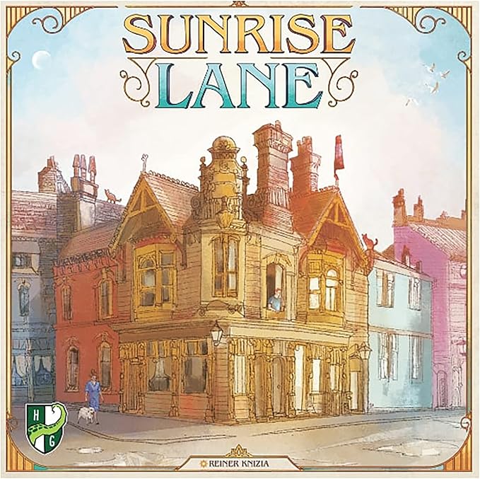 Sunrise Lane - Strategy Board Game, Real Estate & Building, 2-4 Players, 45 Mins, Ages 8+