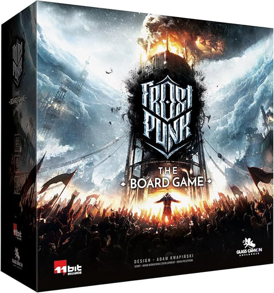 Frostpunk The Board Game - Manage Society in an Ice-Age Apocalypse! Cooperative Survival Strategy Game for Adults, Ages 16+, 1-4 Players, 120-150 Minute Playtime, Made by Rebel Studio