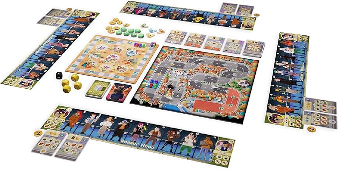 Bad Company Board Game | Gang Heist Themed Set Collection Strategy Game | Fun Family Game for Kids and Adults | Ages 8+ | 1-6 Players | Average Playtime 30-45 Minutes | Made by Matagot