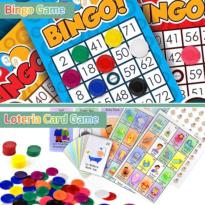 Coopay 2000 Pieces 10 Colors Plastic Poker Chips, 1 Inch Bingo Chips Bulk Learning Counters Disks Poker Card Game, Counting Markers for Math Practice, Game Tokens and Teaching Rewards, 25 mm